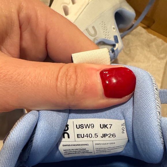 On Running Women's Cloudsurfer Sky Blue Athletic Sneakers - Picture 8 of 8